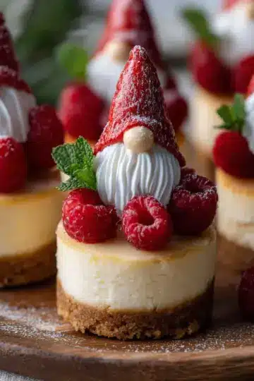 Gnome Mini Cheesecakes