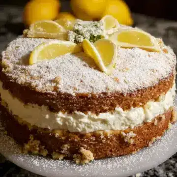 Italian Lemon Cream Cake