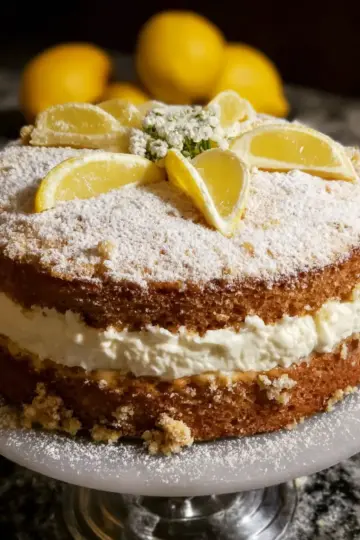 Italian Lemon Cream Cake