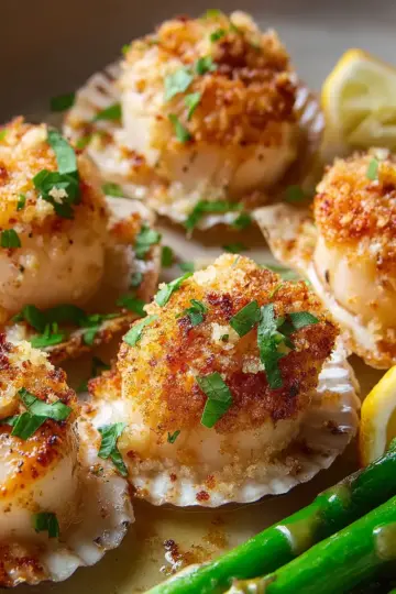 Awesome Baked Sea Scallops