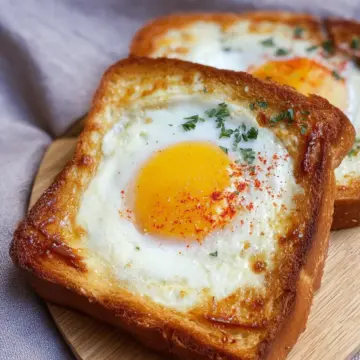 Air Fryer Egg Toast